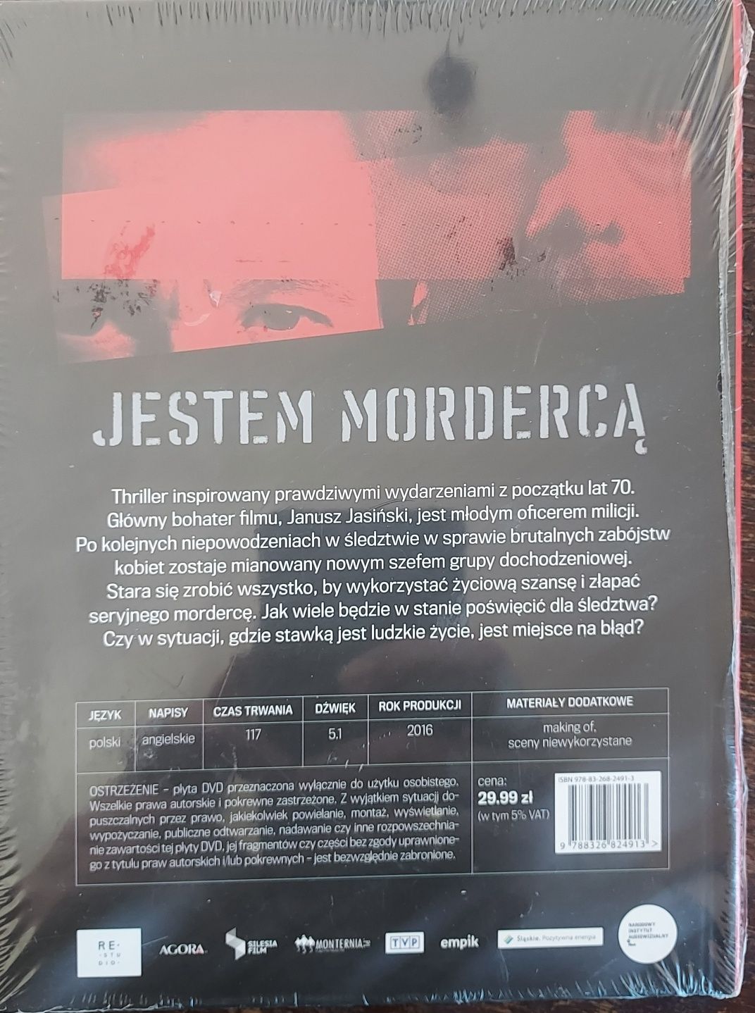 " Jestem mordercą" thriller