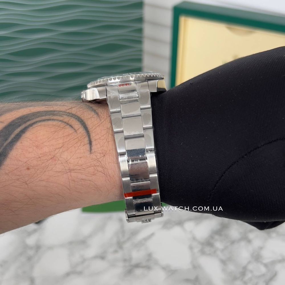 Часы мужские Rolex GMT-Master II Silver-Black-Green