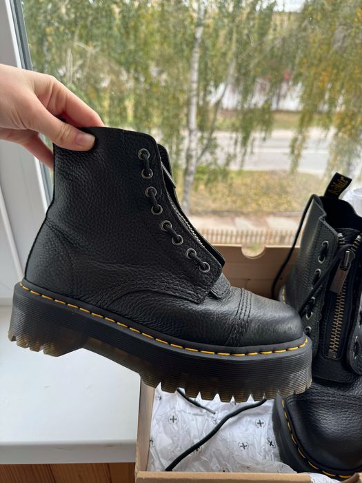 Мартинсы DR. MARTENS Sinclair Black Milled Nappa