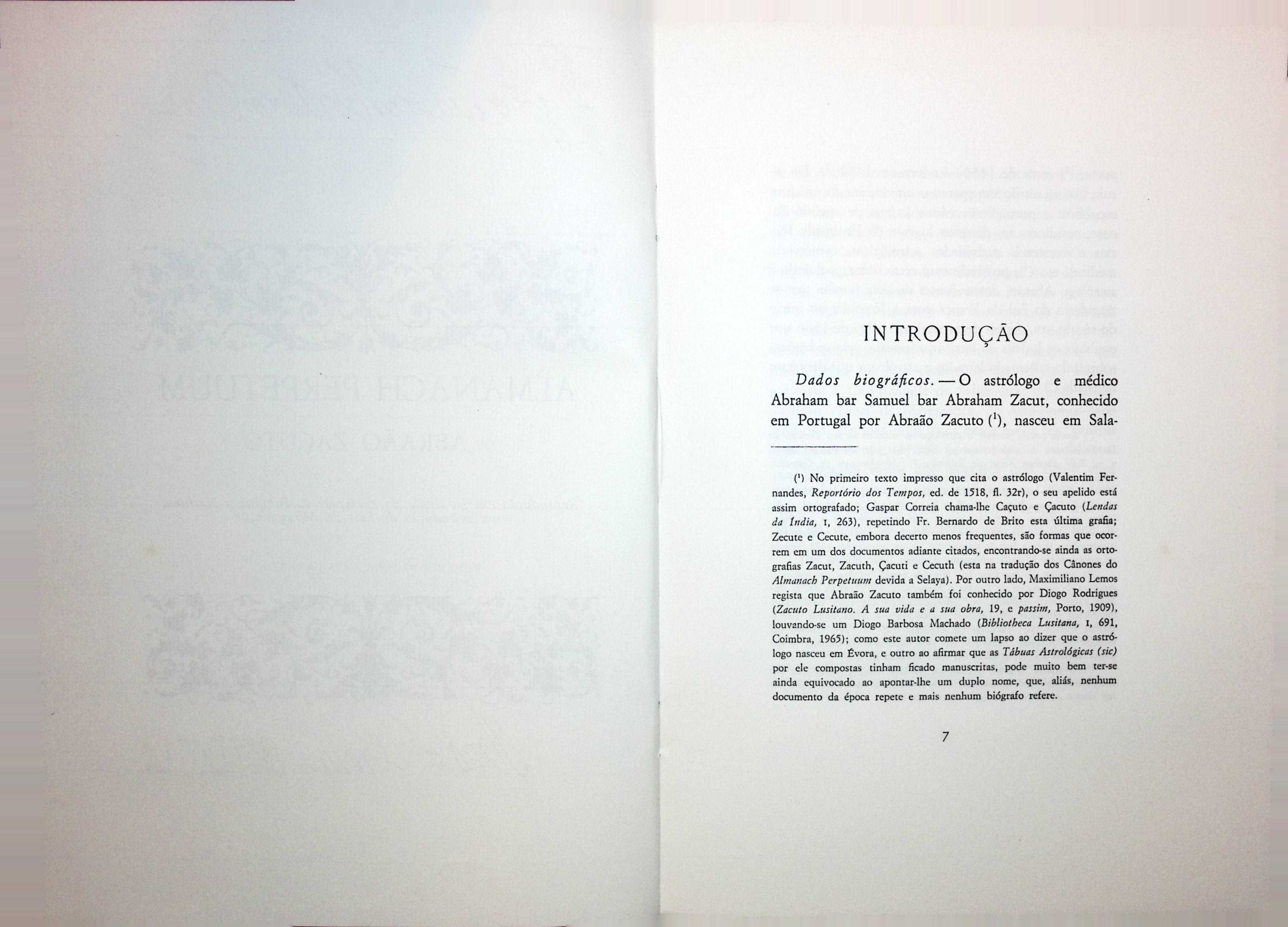Almanach perpetuum de Abraão Zacuto
