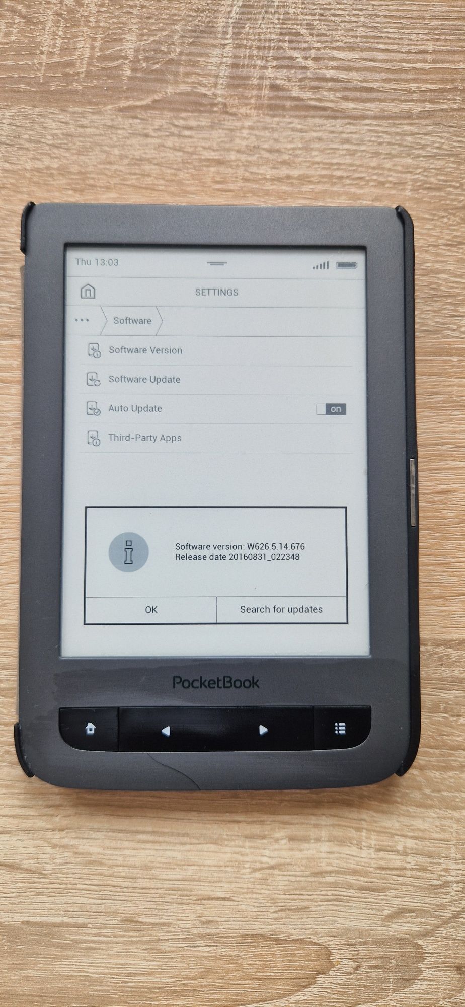 PocketBook Touch Lux 3 + karta 16 GB