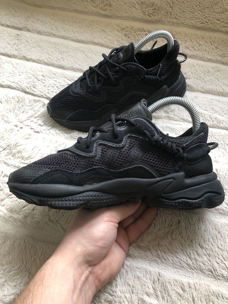 ADIDAS | 36р 23см OZWEEGO оригинальные женские кроссовки черные сетка
