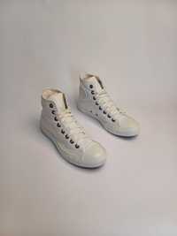 Converse 39.5 40 розмір, 25 см, білі високі кеди , кросівки