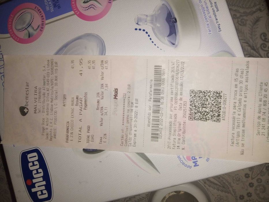 Bomba Leite Chicco