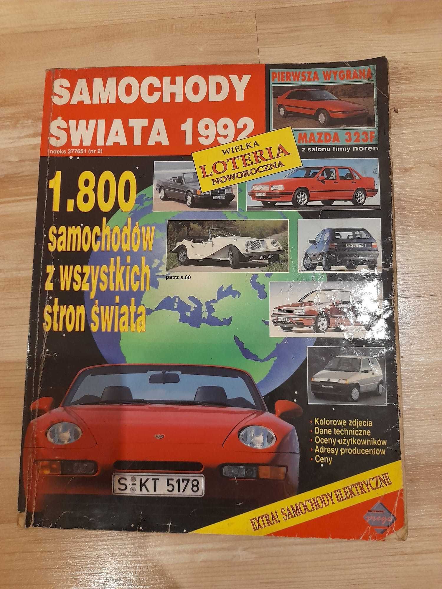 Katalog samochody świata 1992