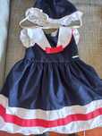Vestido "français" para bebé 12 meses