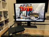 Playstation 2 slim preta com jogos!