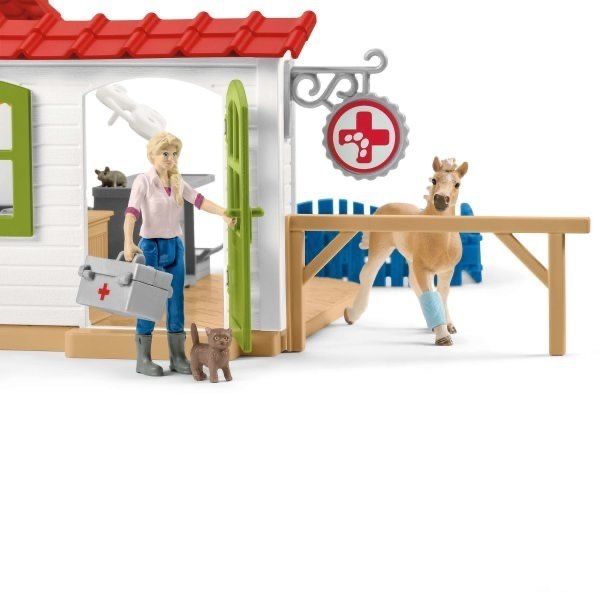 Ветеринарная клиника с домашними животными Schleich Шляйх 42502