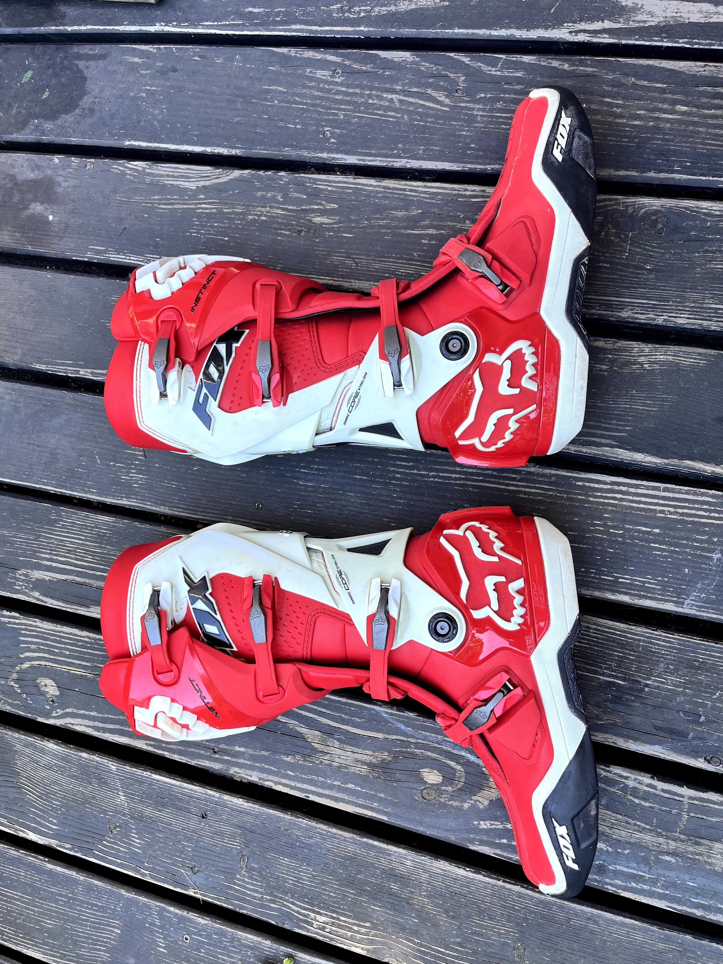 Buty motocyklowe Cross - Fox Instinct - prawie NOWE (użyte 2 razy)