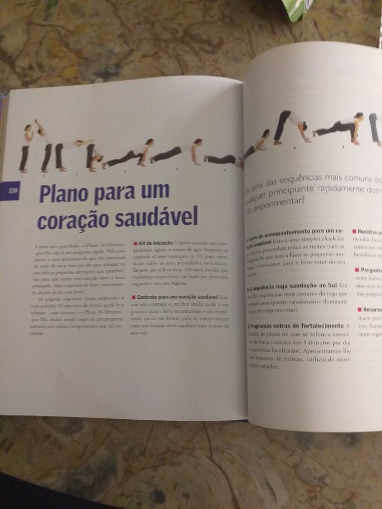 Livro "30 minutos por dia  para um coração saudável "