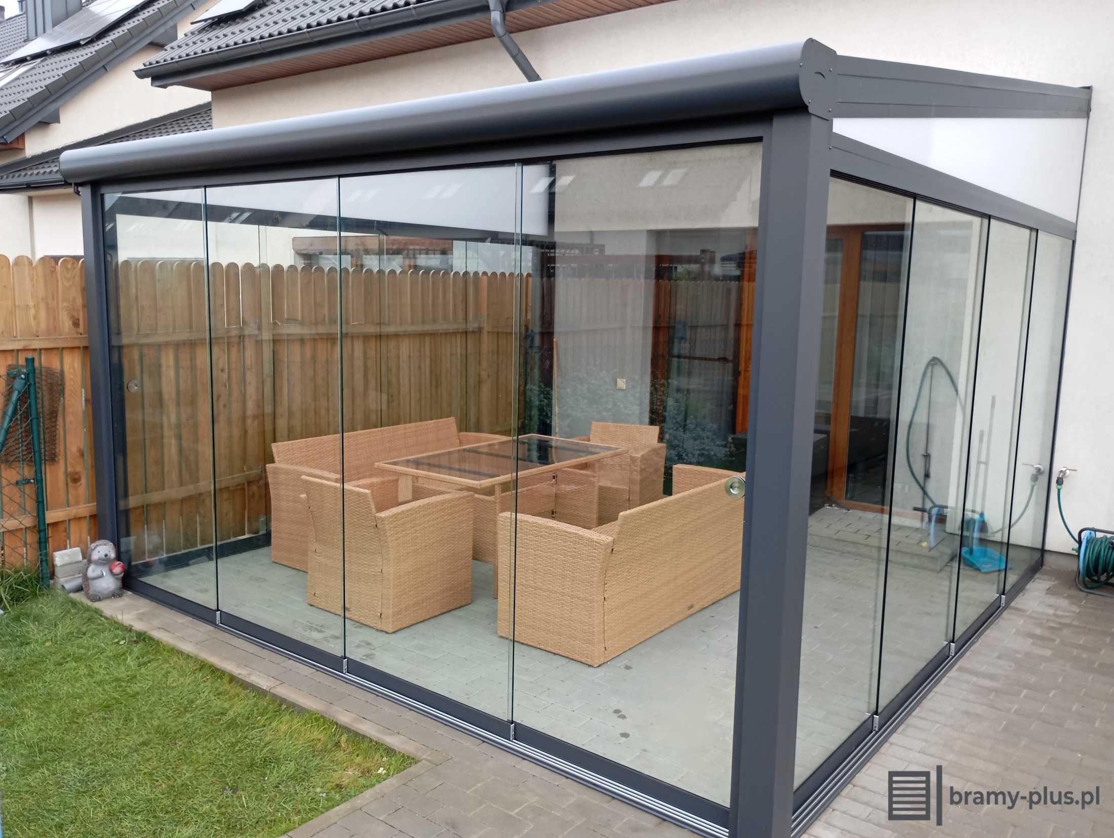 Zadaszenia tarasów aluminiowe, pergola z aluminium, zadaszenie carport