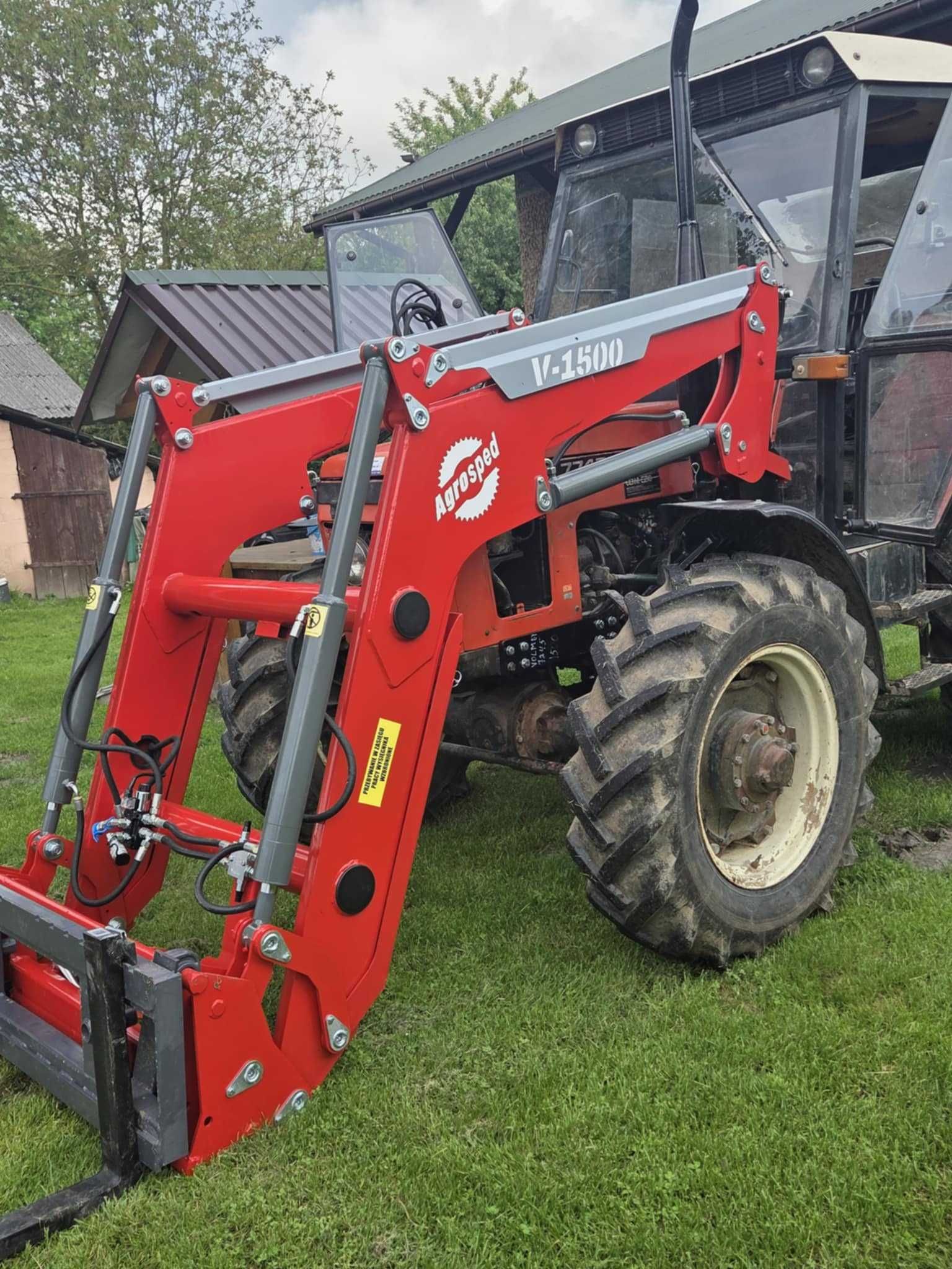 Ładowacz czołowy V-1500 AGROSPED MONTAŻ cała PL ursus mtz zetor
