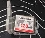 Cartão de memória Compact Flash de 128MB