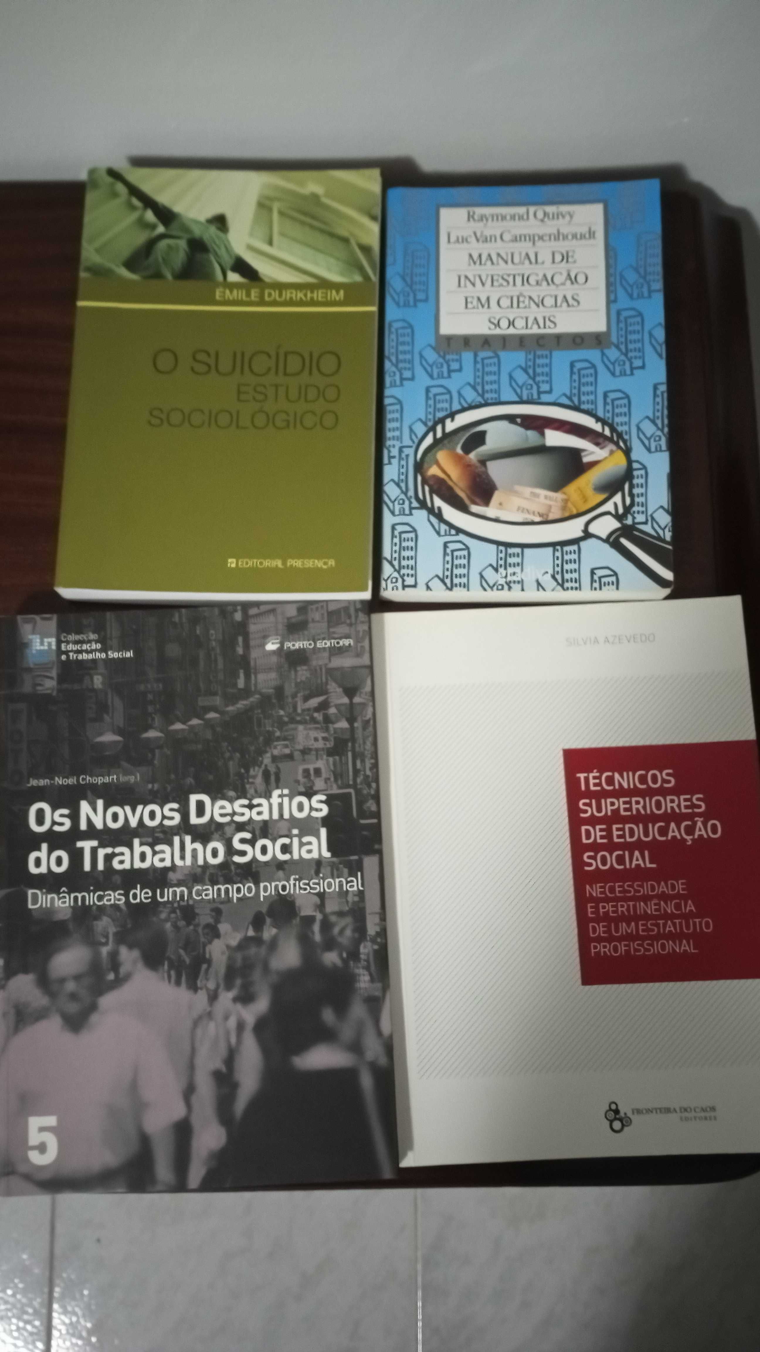 Lote de 13 livros de sociologia e ciências sociais