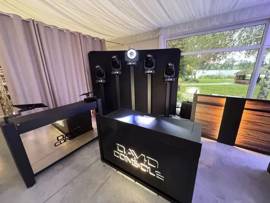 Stół DJ Bar DJ Parawan Statyw DJ - Rampa - David Console zespół