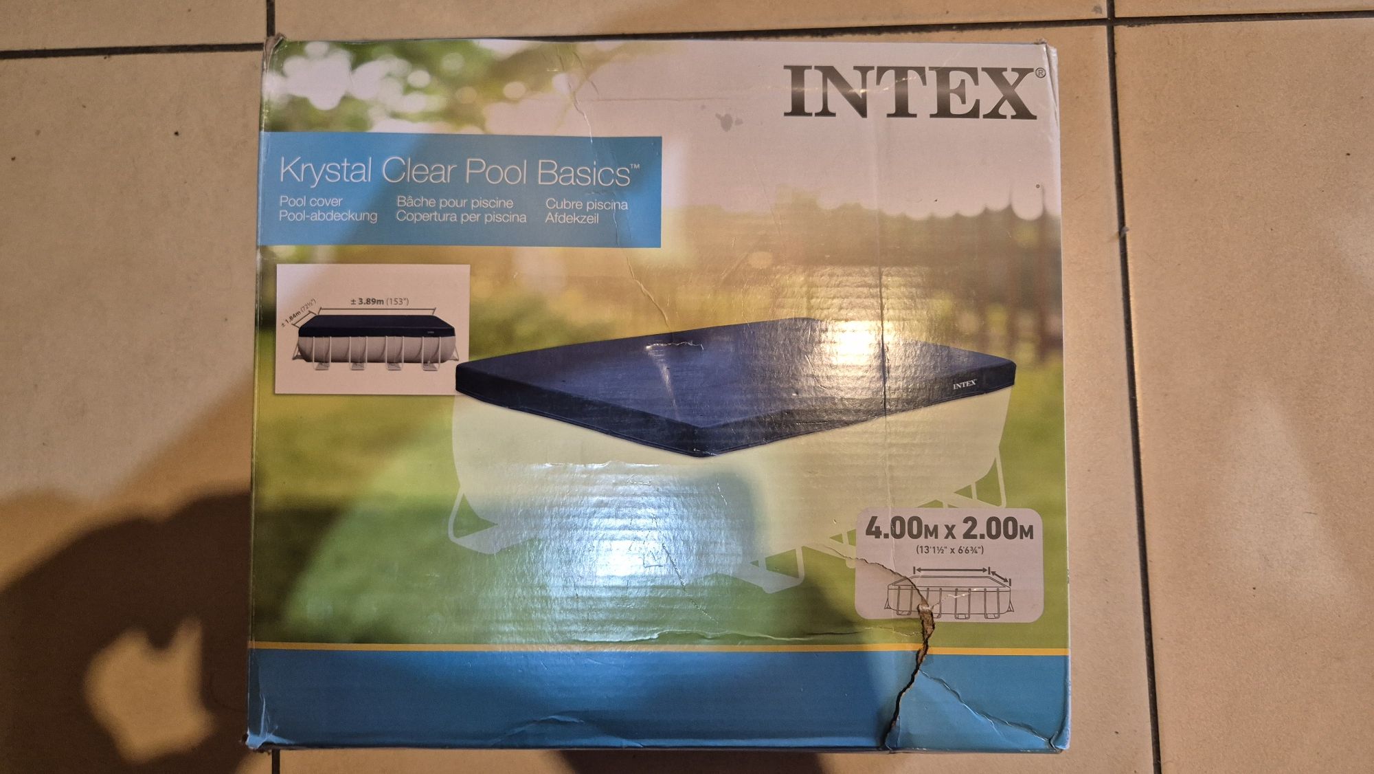 Pokrywa do basenu stelażowego 400 x 200 cm INTEX 28037