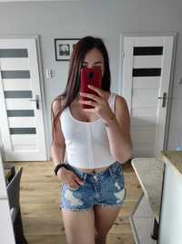 Szorty high waist pull&bear M