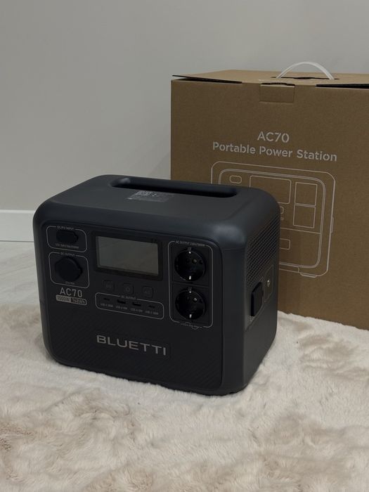 BLUETTI AC70 резервне живлення, станція, дбж, ups 1000w