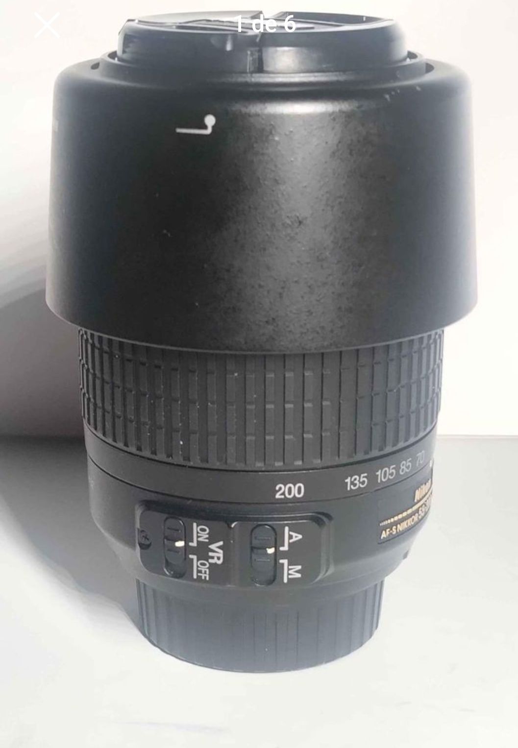 Objectiva Nikon 55-200 VR 

Com estabilizador de i