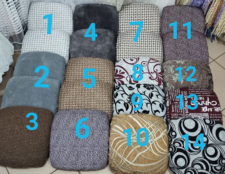 Чохли на табурет,сидіння.сідушки.круглі.квадратні.чехол