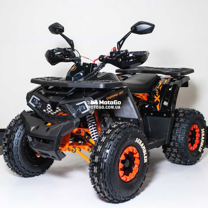 Детскикий Подростковый Квадроцикл Comman Hunter Scrambler 150 Black !