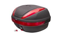 NOWY Kufer Moretti MR-707, 30l, czarny, czerwony odblask