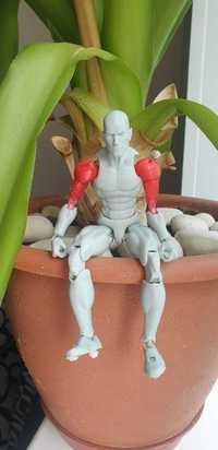 Подвижная 3d модель человека, манекен , игрушка.