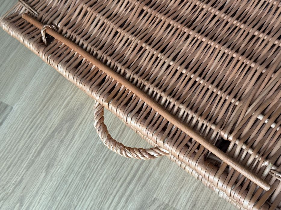 Kosz wiklinowy prostokatny