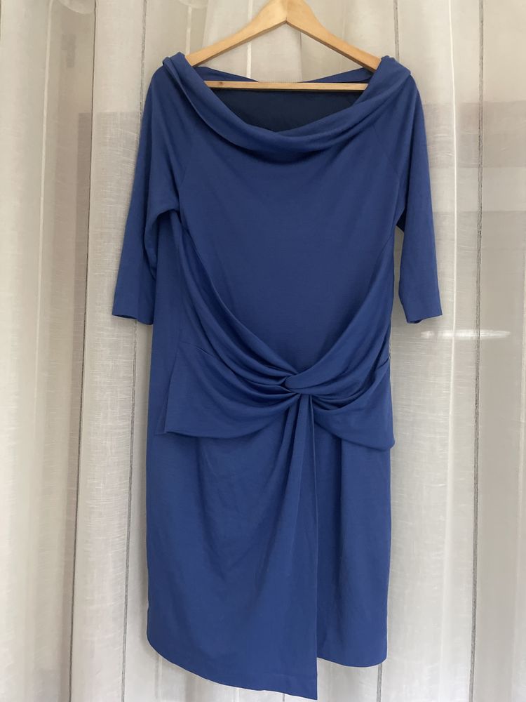 Vestido azul em algodão