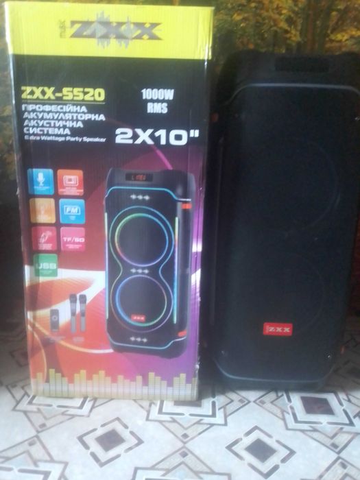 Акустична переносна музикальна система (колонка) ZXX-5520,