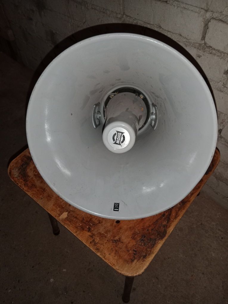 Głośnik ( megafon tubowy) aluminiowy