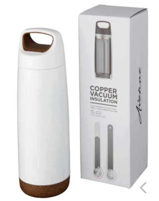Próżniowo izolowany miedziany bidon Valhalla o pojemności 600ml, nowy