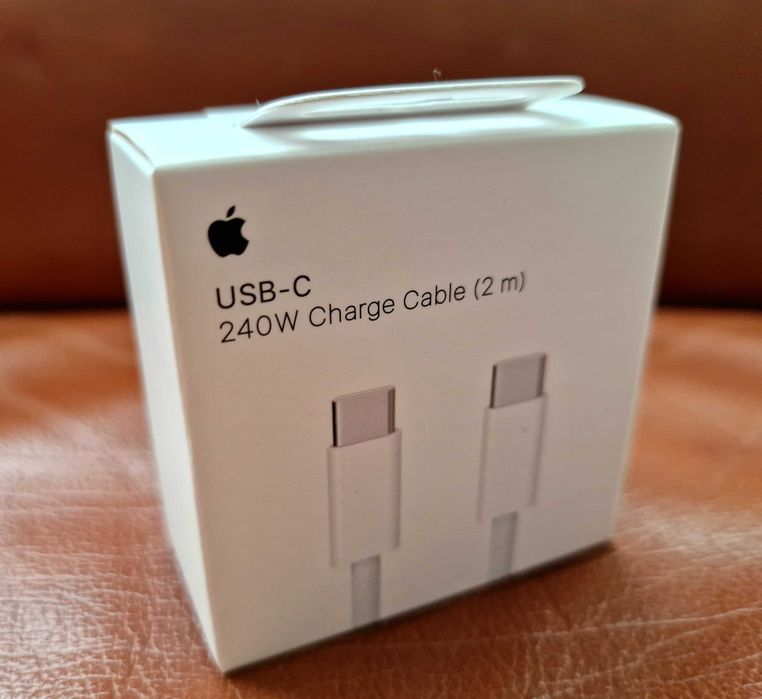 Nowy Kabel Apple USB-C na USB-C 240 Watt 2 metry Oplot