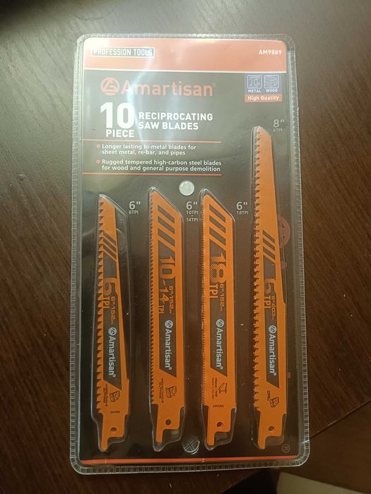 brzeszczoty do piły szablastej 10szt