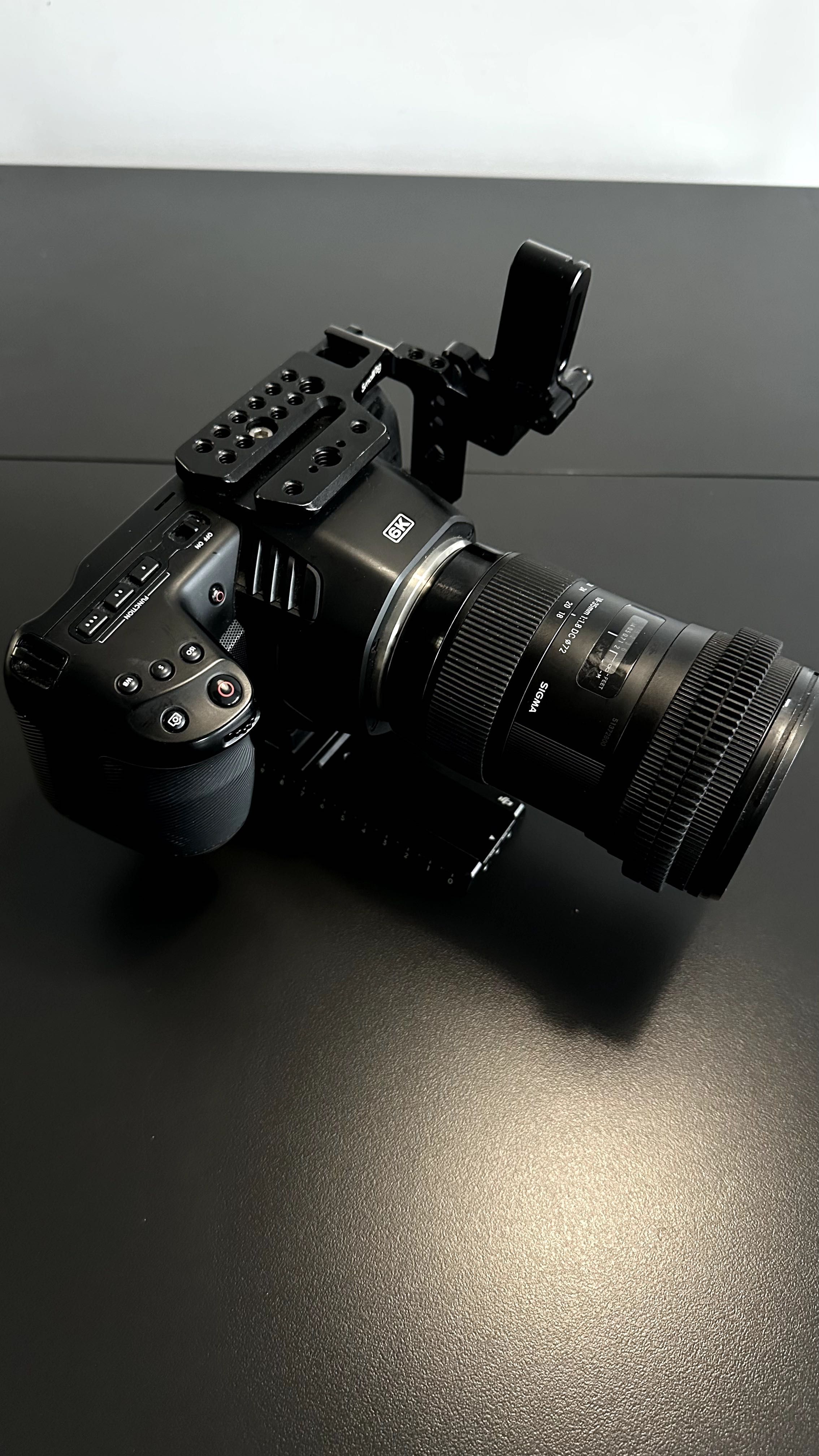 BMPCC6K + Obiektyw SIGMA Digital ART 18-35mm f/1.8