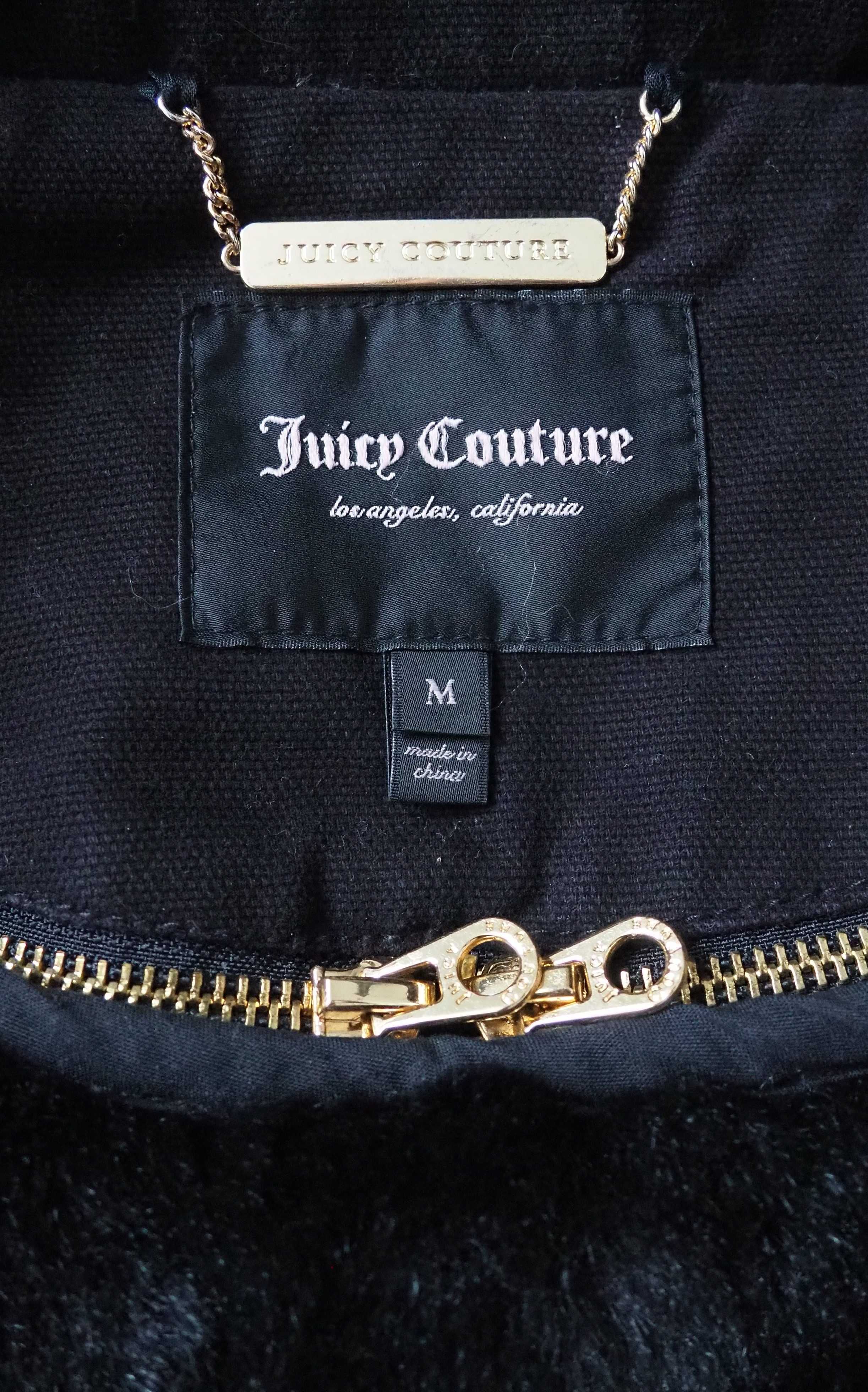Juicy Couture_ocieplana kurtka parka_rozmiar 38