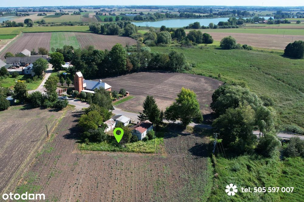Siedlisko z 1-hektarową działką na Kujawach, blisko Włocławka