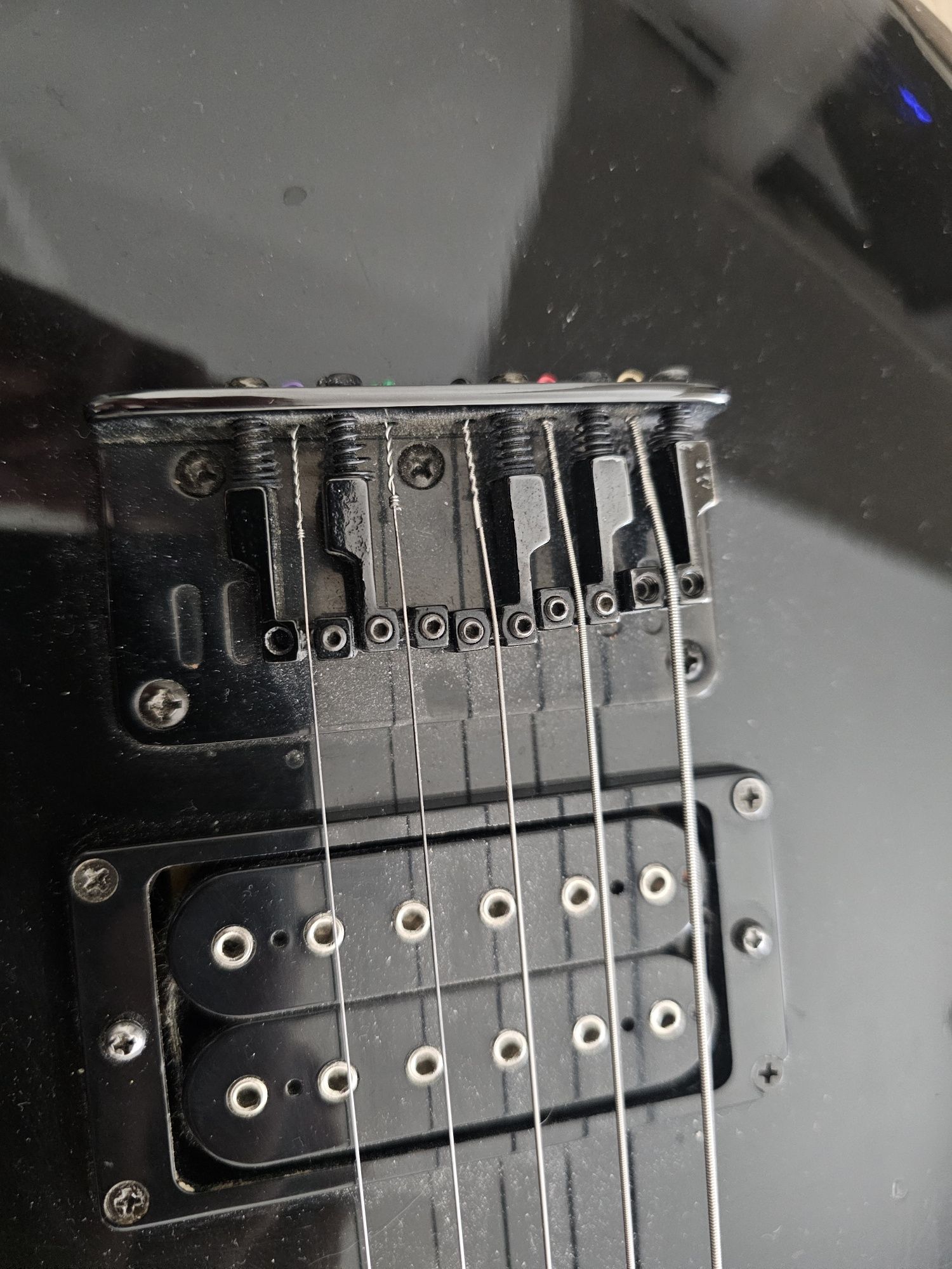 Gitara Mayones KTM elektryczna + struny, kabel