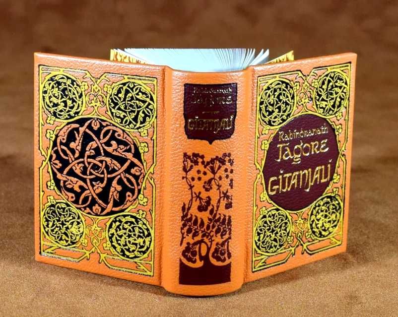 Gitanjali Pieśni ofiarne Rabindranath Tagore miniaturowa książka mini