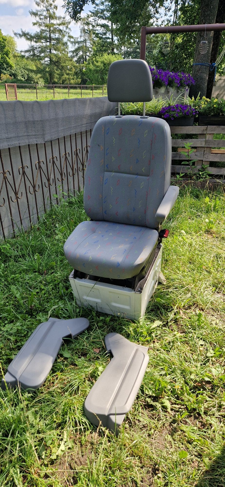 Fotel pasażera crafter sprinter pojedynczy