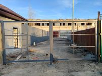 Розпашна брама, Брама під бляху, Доставка, Комплект звари сам,