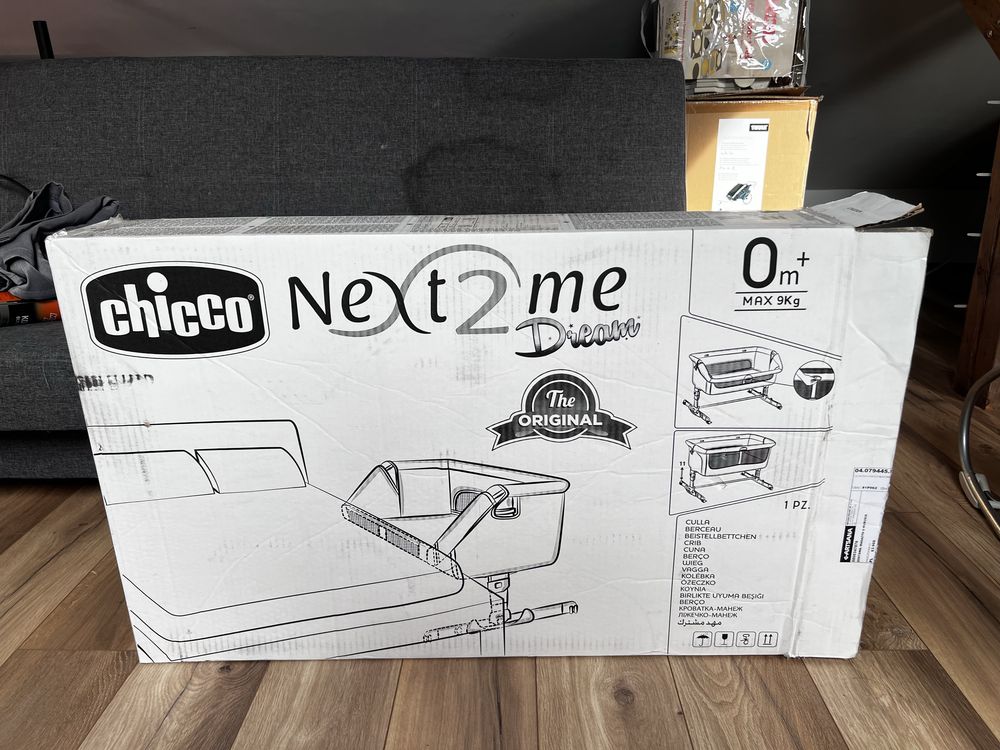 Chicco Next 2 Me Dream łóżeczko dostawne + gratis bujaczek