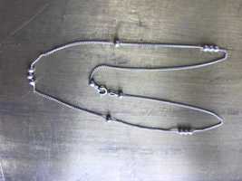 Łańcuszek ze srebra z kuleczkami 40cm