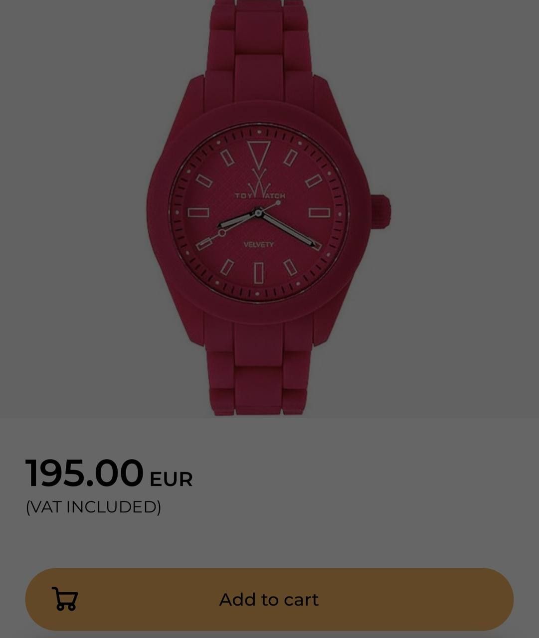 Продам часы Toy watch Velvety