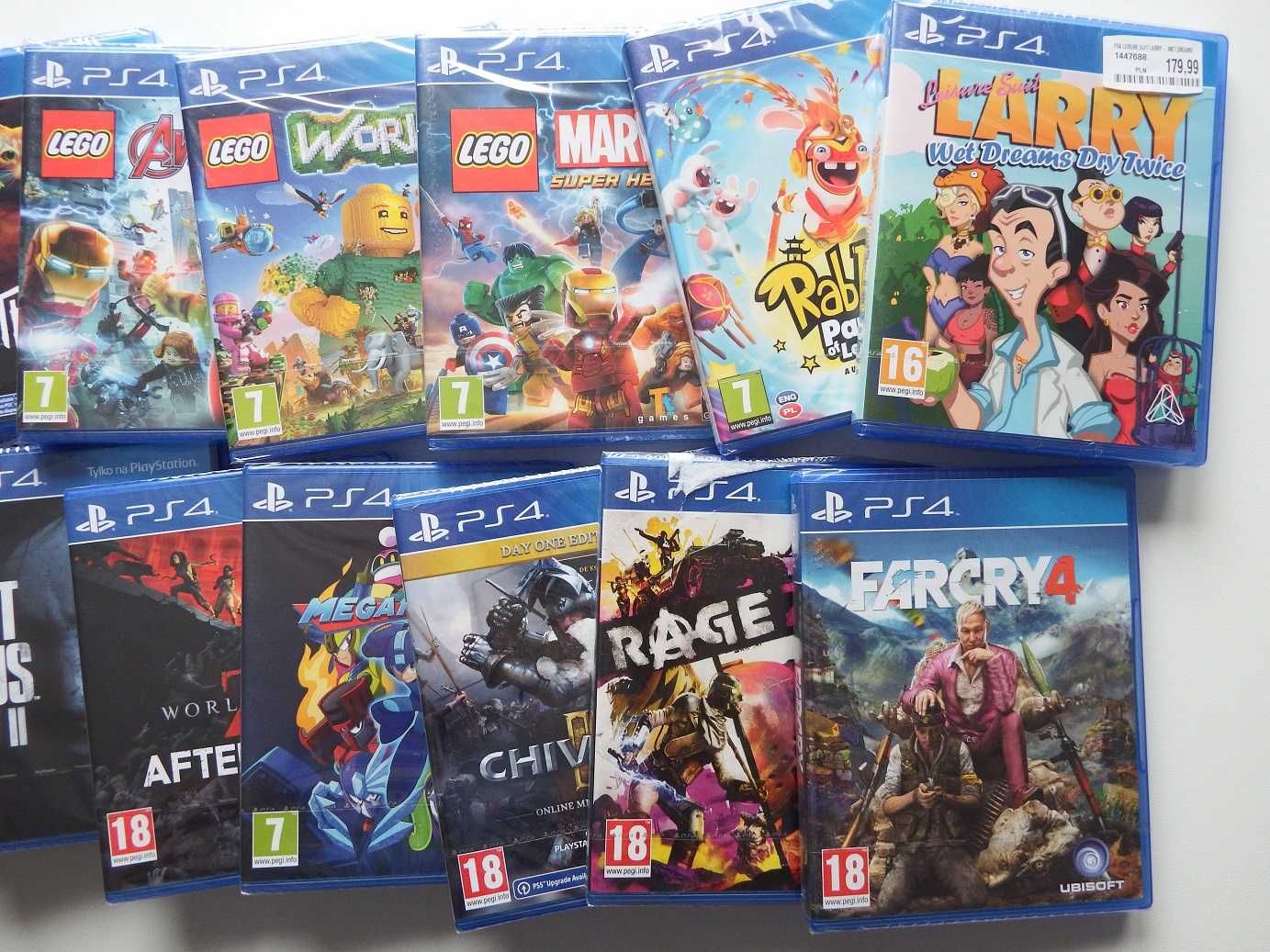 GRY PS4 PS5 God Of War LEGO Stray GTA5 Ghost Of Tsushima Rabbids