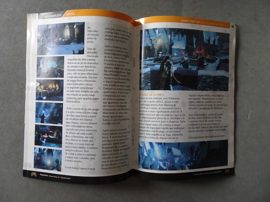 Antigo Guia Playstation - Revista oficial Portugal - Harry Potter