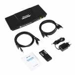 Przełącznik KVM switch 4K Ultra HD 30Hz 2 x HDMI USB 2.0