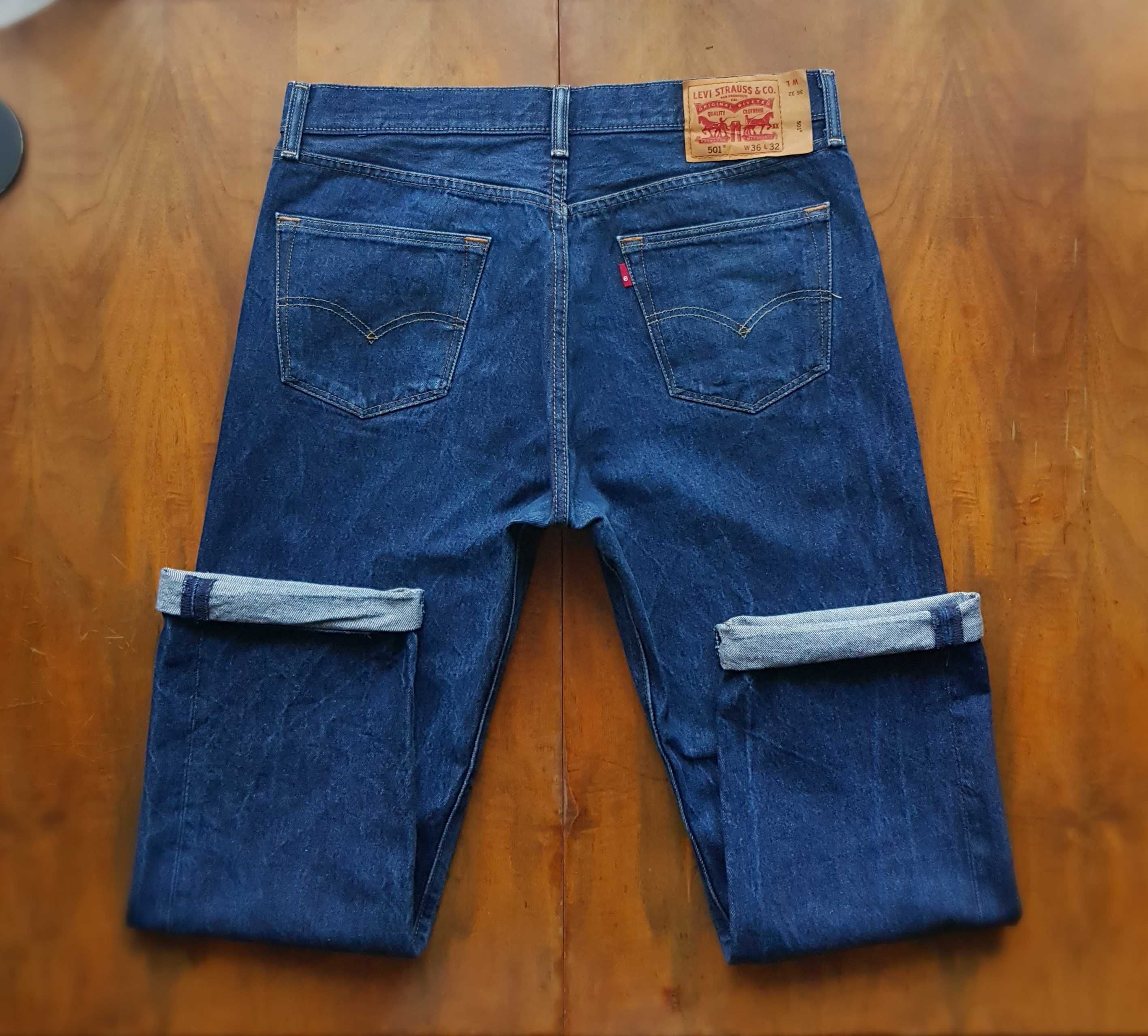 Джинсы (Levis 501) Made in Meхico! W36-L32