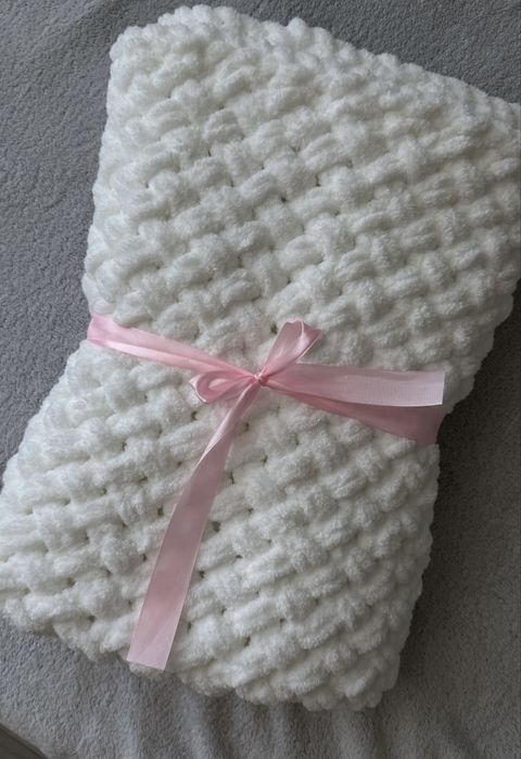 Плюшевий плед для немовлят ручної роботи