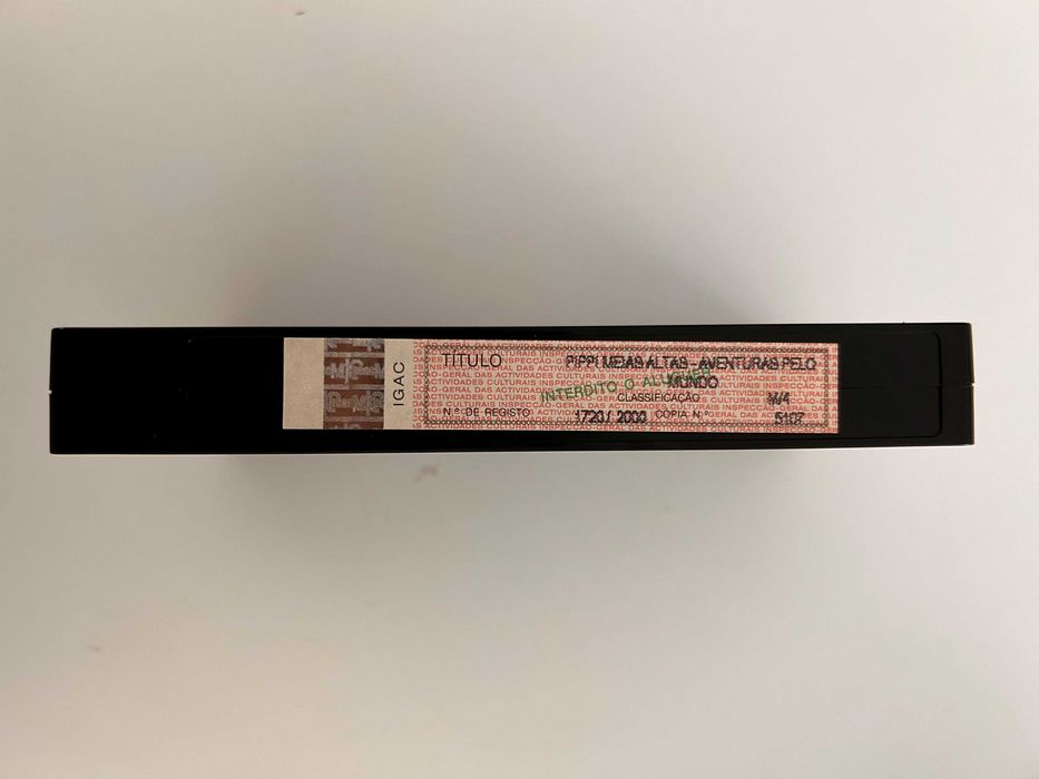 VHS Pipi das Meias Altas - Aventuras Pelo Mundo